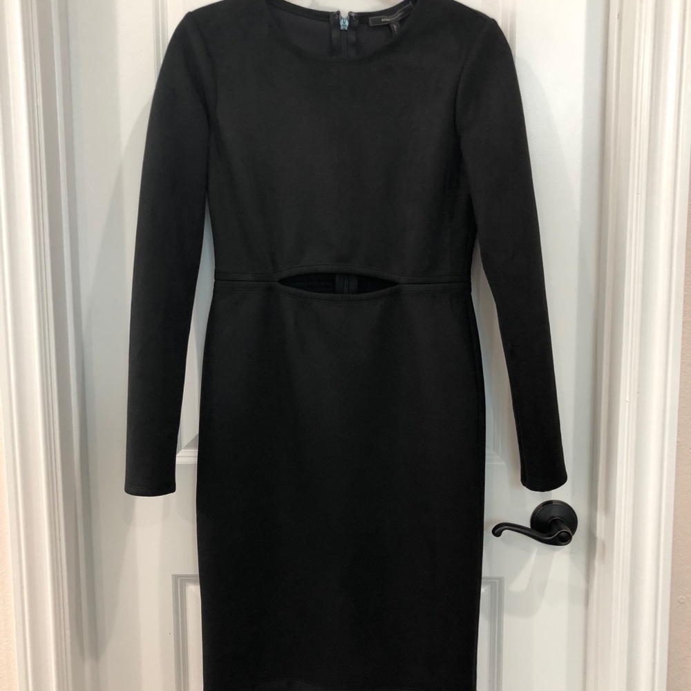 Brand NEW Black Suede Dress